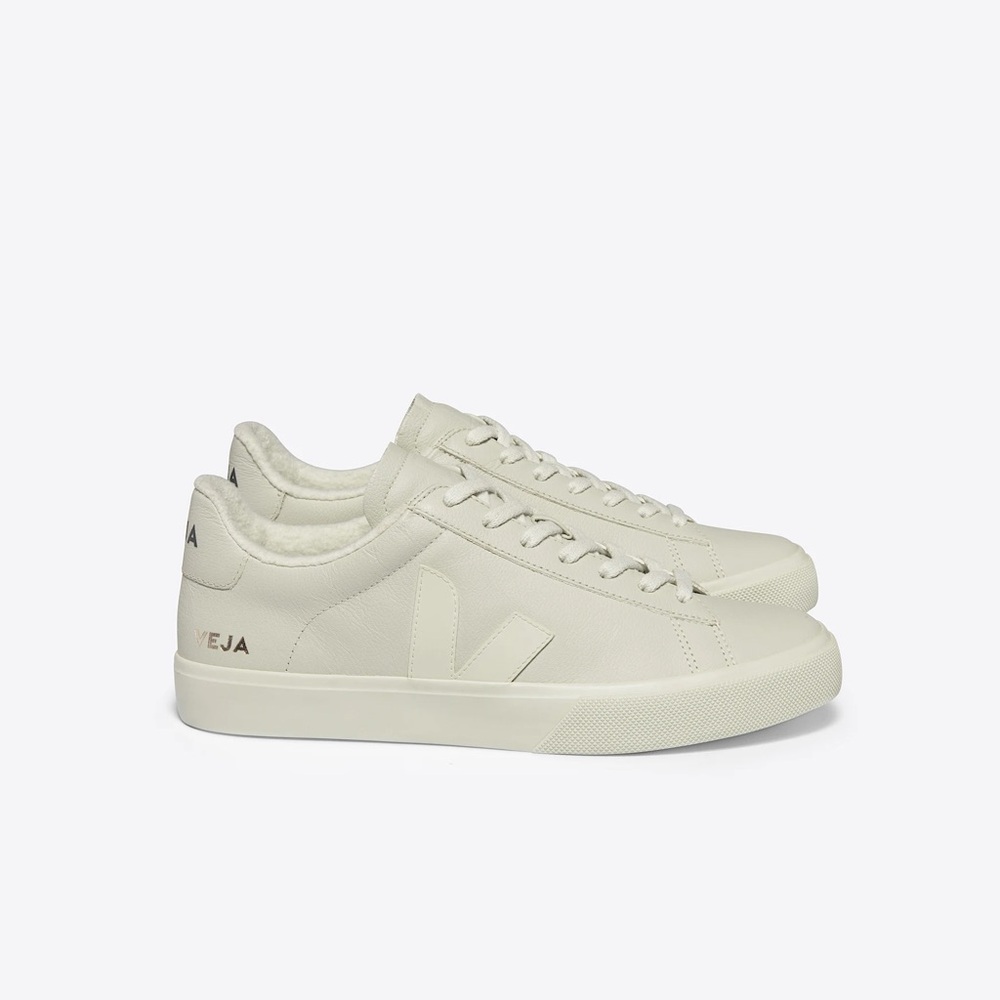 Veja Women's Campo Fured Leather Pierre Sneakers